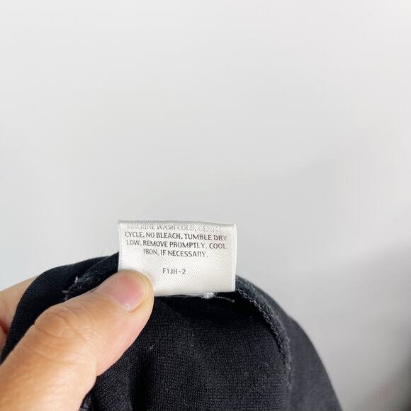 Eileen Fisher Petite Small PS Black Ponte Knit Leggings Pull On Stretch Womens - Picture 8 of 8